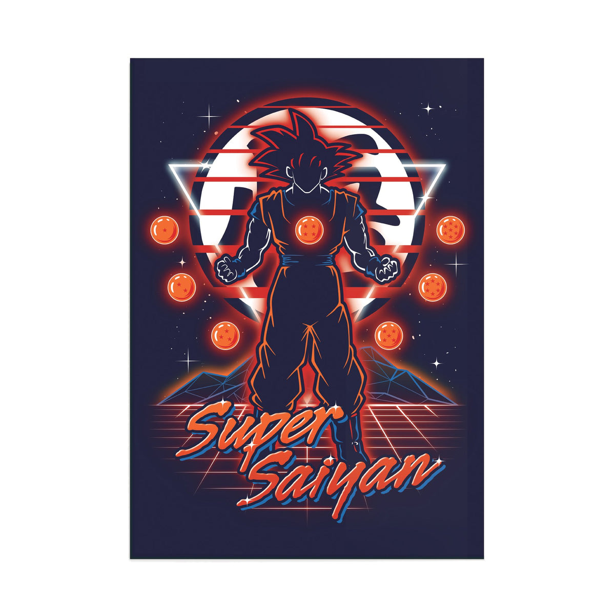 Art Poster Super Saiyan