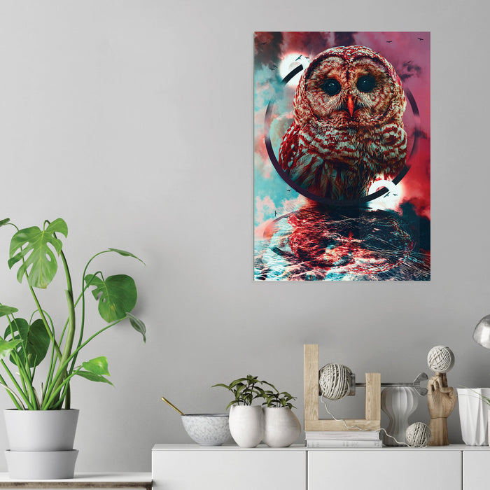 OWL - Printed Acrylic Wall Art Poster