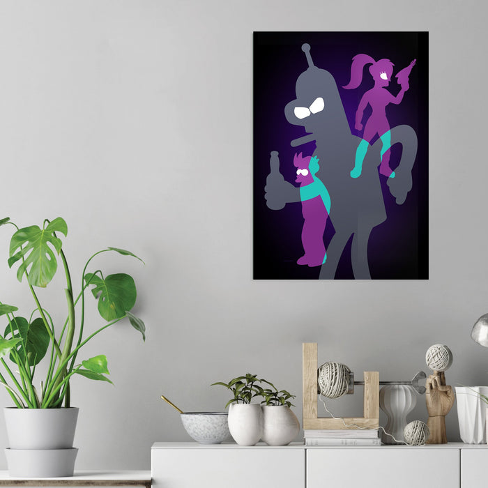 Futurama - Acrylic Wall Art Poster Print